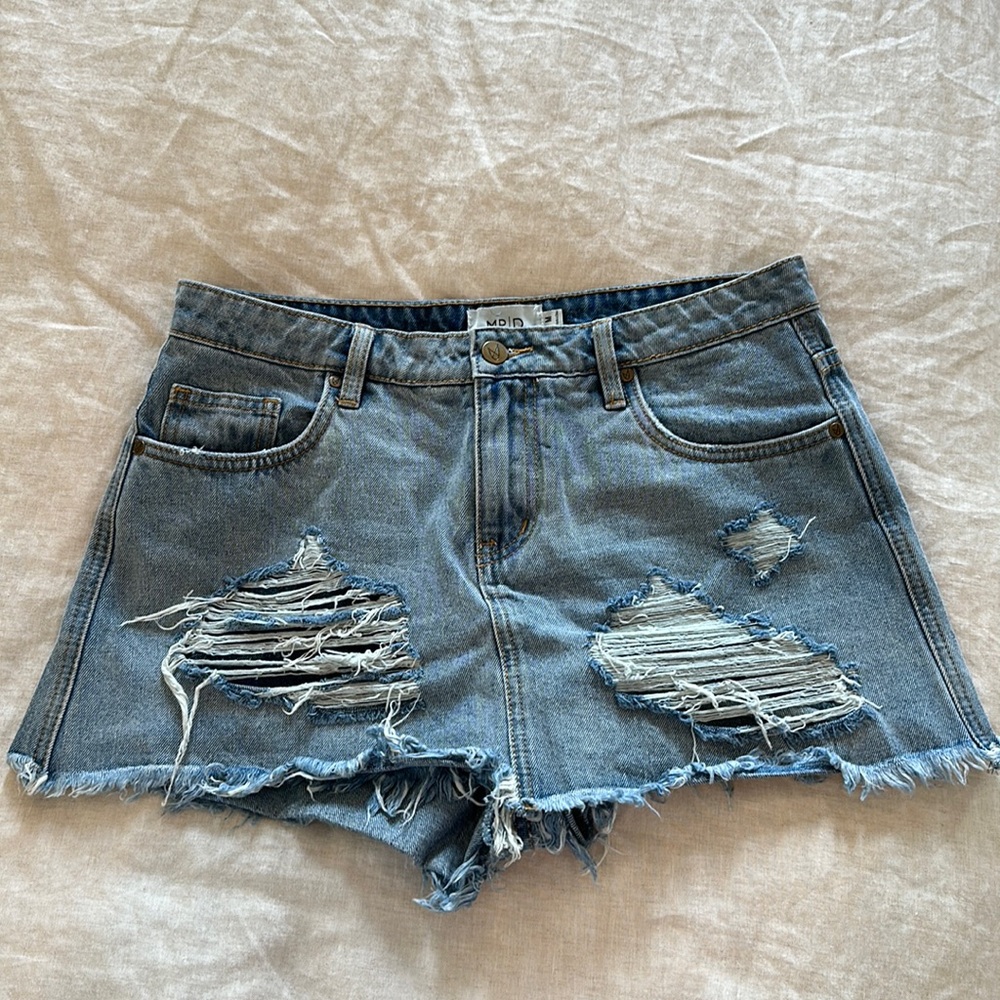 Mink Pink Denim Skort